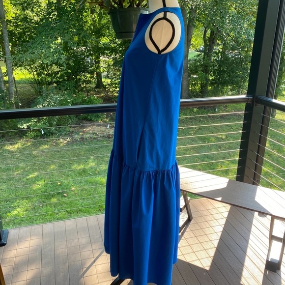 💙 COS. Blue Sleeveless Halter Maxi Dress, Size 2. THIS DRESS IS GORGEOUS ! 💙 - Picture 8 of 12